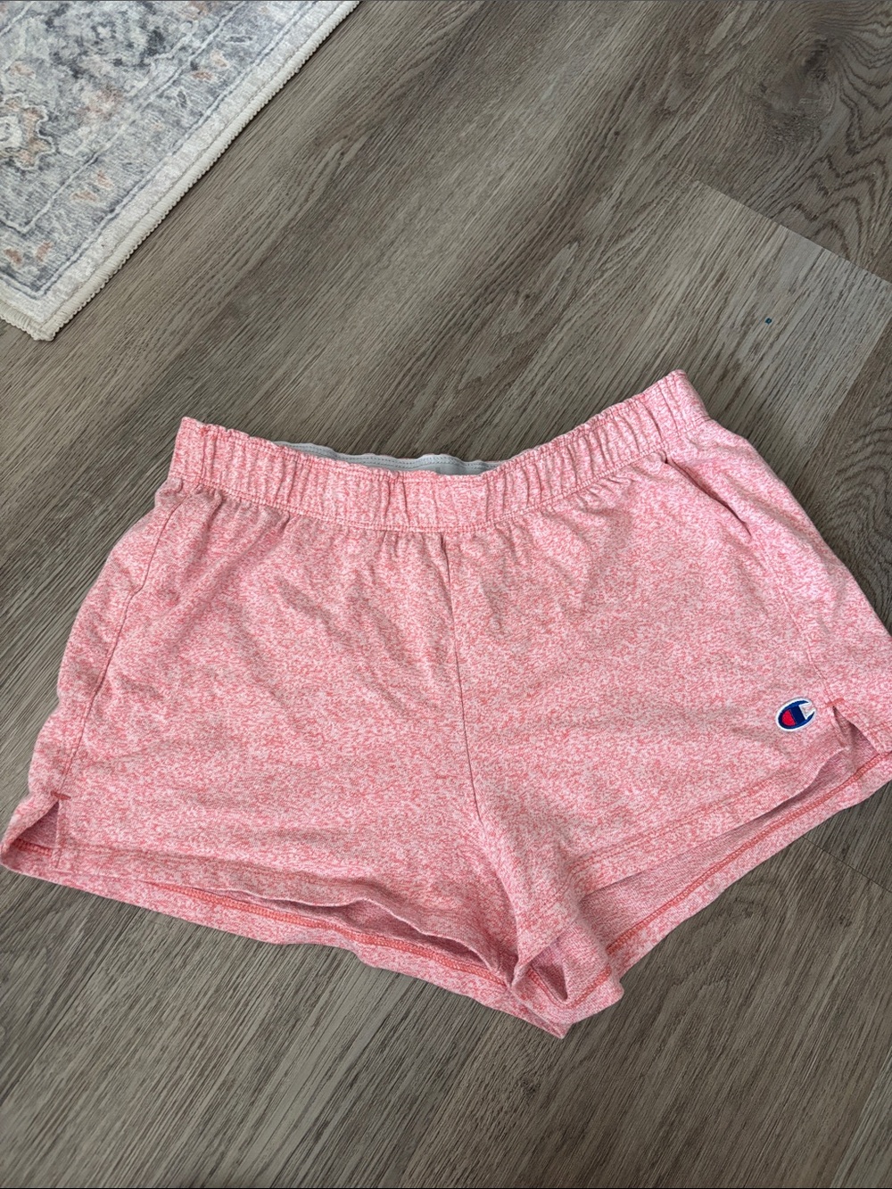 Champion Pinkish Red Heather Lounge Shorts